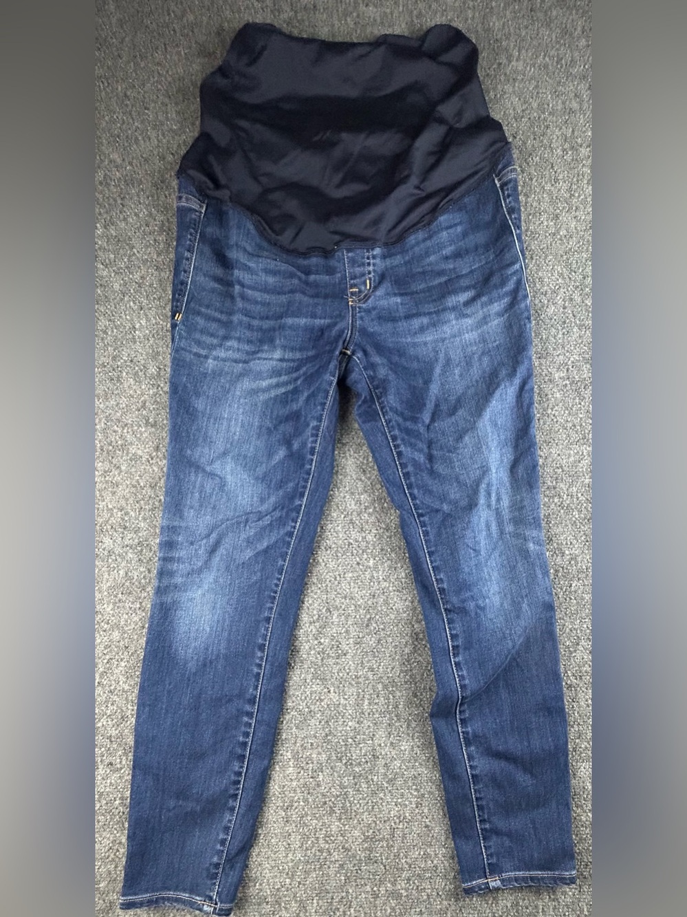 Madewell Blue Maternity Skinny Jeans with Full Panel Size 29